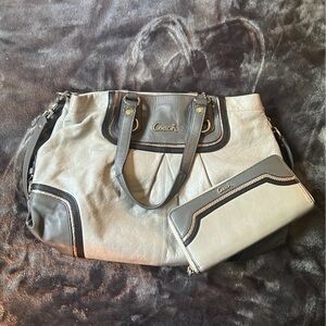 Coach Purse and Wallet Set